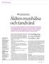 Äldres munhälsa och tandvård