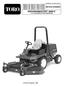 GROUNDSMASTER 3000-D 2- & 4-HJULSDRIVNA TRAKTORENHETER