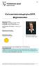 Verksamhetsredogörelse 2015 Miljönämnden