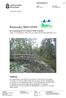 Bevarandeplan för Natura 2000-område (enligt 17 förordningen (1998:1252) om områdesskydd enligt miljöbalken m.m.)