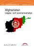 SCENARIOANALYS , version 1.0. Afghanistan Läges- och scenarioanalys
