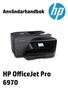 HP OfficeJet Pro 6970 All-in-One series. Användarhandbok