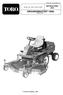 GROUNDSMASTER 1000L traktorenheter