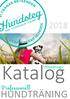 Katalog HUNDTRÄNING. Professionell. Utbildnings