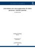 EXAMENSARBETE. Utevistelse och naturupplevelser för äldre personer i särskilt boende. En litteraturstudie. Andrea Tornberg 2013