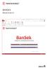 BANSEK. Manual Version 4.1