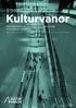 myndigheten för Kulturanalys Kulturvanor Socioekonomiska analyser och tidstrender Kulturfakta 2017:2