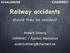 CHARMEC. Railway accidents. should they be avoided? Anders Ekberg CHARMEC / Applied Mechanics