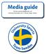 Media guide för den svenska delegationen vid Sommaruniversiaden 2017 i Chinese Taipei, Taiwan.