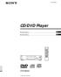 (1) CD/DVD Player. Bruksanvisning. Bruksanvisning DVP-S525D by Sony Corporation