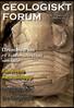GEOLOGISKT FORUM. Drömmen om ett koldioxidneutralt samhälle. Klarälvens meanderlopp. In Memoriam: Jan Bergström. Nr 77 mars 2013 Årgång 20