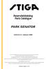 Reservdelskatalog Parts Catalogue PARK SENATOR Season 2000