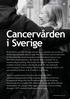 Cancervården i Sverige