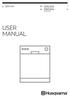 QB6144I. NO Bruksanvisning 2 Oppvaskmaskin SV Bruksanvisning 23 Diskmaskin USER MANUAL