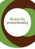 Biotus Oy produktkatalog