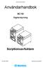 MC150 Digital styrning Sorptionsavfuktare
