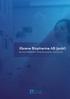 Xbrane Biopharma AB (publ) Org.nummer: Årsredovisning januari december 2016