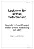 Lacknorm för svensk motorbransch