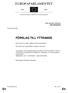 EUROPAPARLAMENTET. Utskottet för miljö, folkhälsa och konsumentfrågor FÖRSLAG TILL YTTRANDE. från utskottet för miljö, folkhälsa och konsumentfrågor