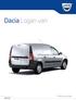 Dacia Logan van. Think big, pay little