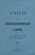 STADGAR DJURSKYDDSFÖRENINGEN I LOVISA <I^M^ FÖR af guvernörsämbetet i Nylands län faststälts till efterrättelse. LOVISA ~()Btr» 1897