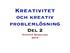 Kreativitet och kreativ problemlösning Del 2 Crister Skoglund 2015