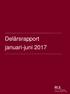 Delårsrapport januari-juni 2017