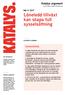 Katalys argument. 5 / 2017 Löneledd tillväxt kan skapa full sysselsättning. Sammanfattning. Om författaren. Katalys argument ELISABETH LINDBERG