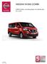 NISSAN NV300 COMBI. EURO6 Prislista, utrustning, färger och tekniska data SE-17C-0860