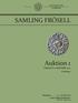 SAMLING FRÖSELL. Auktion 1 MYNTAUKTIONER. LÖRDAGEN 12 SEPTEMBER 2009 Avdelning 1