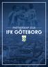 PARTNERSKAP 2018 IFK GÖTEBORG