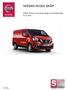 NISSAN NV300 SKÅP. EURO6 Prislista, utrustning, färger och tekniska data SE-17C-0861