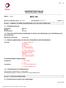 SÄKERHETSDATABLAD enligt Förordning (EG) Nr. 1907/2006 MTC 150