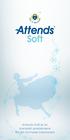 Attends Soft är en komplett produktserie för lätt till medel inkontinens