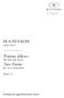 IKA PEYRON Tvänne dikter för röst och piano. Two Poems for voice and piano. Opus 12. Emenderadutgåva/Emendededition