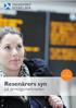 TSJ Resenärers syn. på järnvägsmarknaden