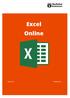 Excel Online Version 1.0 Skolkontoret