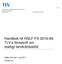 Handbok till HSLF-FS 2016:49, TLV:s föreskrift om statligt tandvårdsstöd