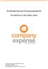 Användarmanual Companyexpense