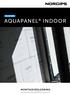 AQUAPANEL INDOOR MONTAGEVÄGLEDNING. Våtrumslösningar med AQUAPANEL Technology insida