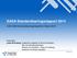 EASA Standardiseringsrapport 2014