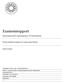 Examensrapport. Spänningsanalys & upphängning av ett ångrörsystem. Stress analysis & support of a steam pipe system. Adam Dunby