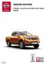 NISSAN NAVARA. Prislista, utrustning, tekniska data, färger EURO SE-14C-0804c