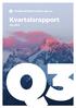 TOURN INTERNATIONAL AB (PUBL) Kvartalsrapport Q3, 2017