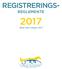 REGISTRERINGS- REGLEMENTE. Gäller från 1 januari 2017