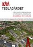 TEGLAGÄRDET TÄVLINGSPROGRAM REVIDERAT för inbjuden Arkitekttävling