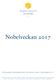 Nobelveckan 2017 DETALJERAD INFORMATION FÖR MEDIA DEN 5 DECEMBER 2017