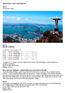ARGENTINA + RIO GRUPPRESA. DAG 1 Avresa från Sverige. DAG 2 RIO DE JANEIRO. FLYG GIG->IGU Flygtid 2:10