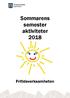 Sommarens semester aktiviteter 2018