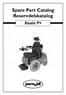 Spare Part Catalog Reservdelskatalog. Koala P+